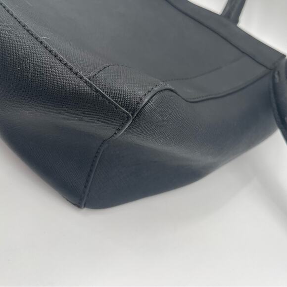 REBECCA MINKOFF Purse Monroe Tote Shoulder Bag Satchel Leather Gold Hardware - Picture 13 of 15